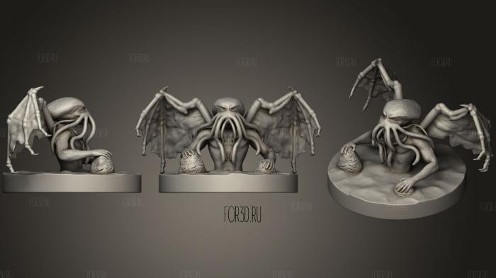 Cthulhu Concept 3d stl for CNC